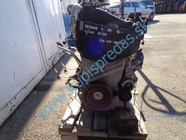 motor na renault megane IV, 1,5dci, K9KG6